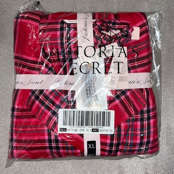 Victoria's Secret Other - Nwt Victoria’s Secret flannel plaid pajamas 3 pc set